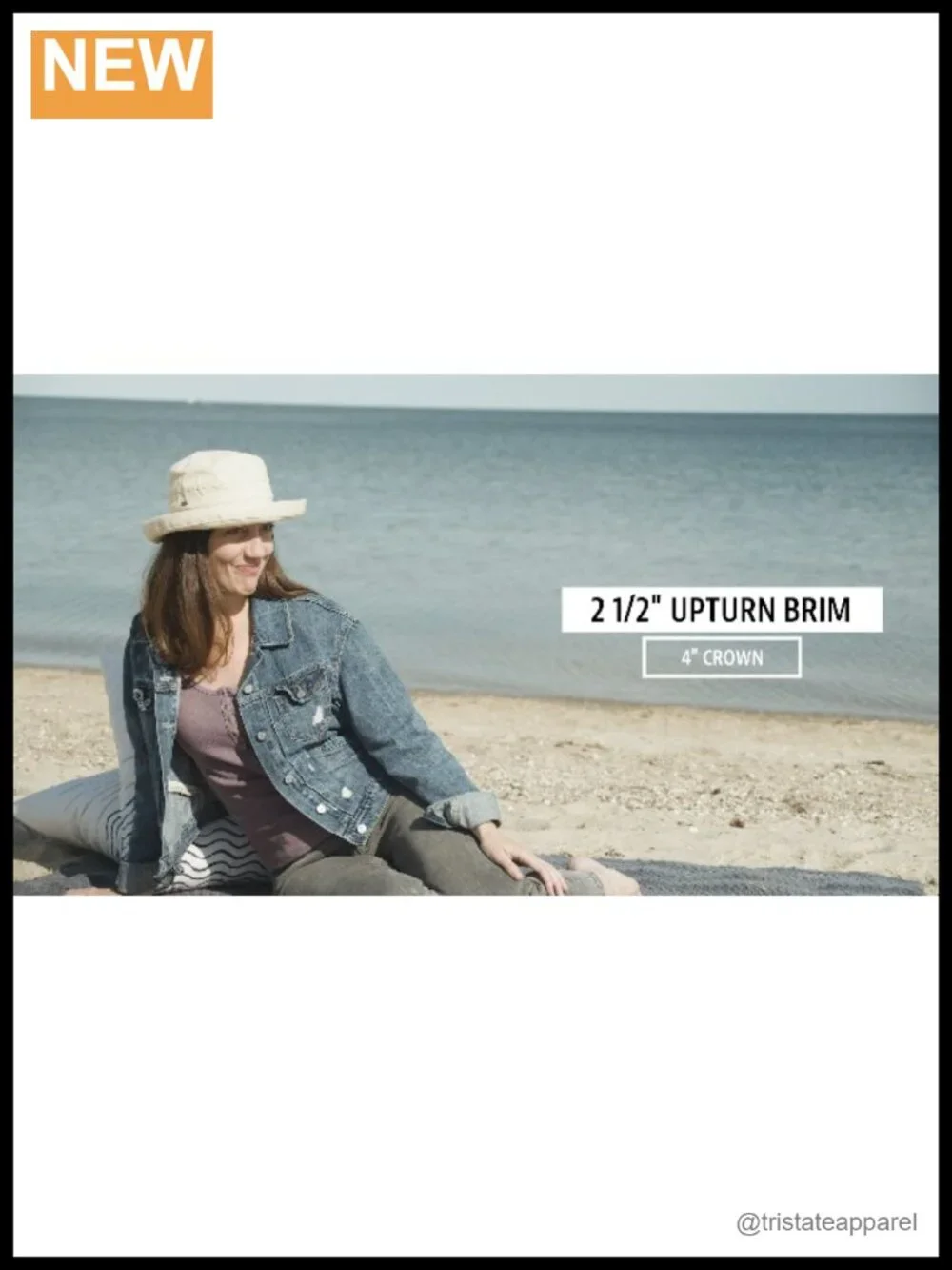 Women's Medium Brim Cotton Sun Hat UPF 50+ Foldable